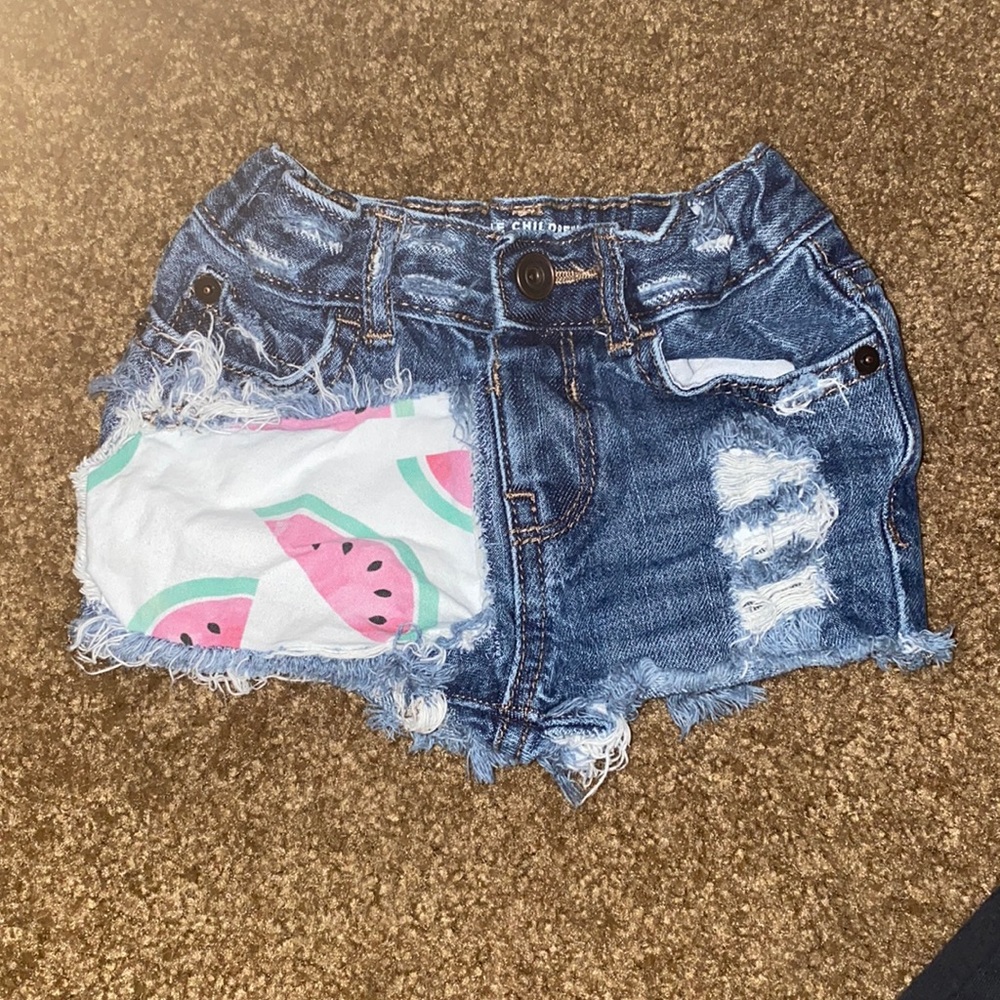 12-18 month infant girl jean shorts